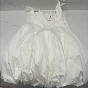 Aqua White Mini Dress